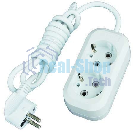 Удлинитель Universal Е-302 5 м ПВС 3x1 2 гн. с/з
