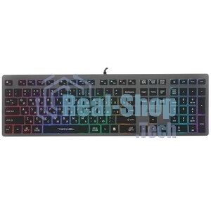 Клавиатура A4Tech Fstyler FX60H проводная, USB Type-A, серый