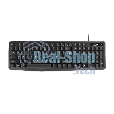 Клавиатура проводная Genius Smart KB-117, USB, черный