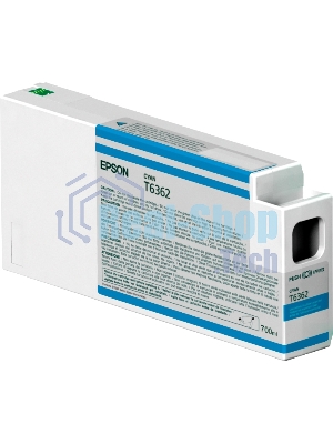 Картридж струйный Epson C13T636200 голубой (700 мл) для Stylus 7700, 7890, 7900, 9700, 9890, 9900, WT7900