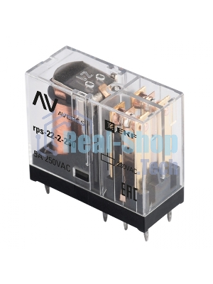 Реле промежуточное РП slim 22/2 5А 230В AC AVERES EKF rps-22-2-230