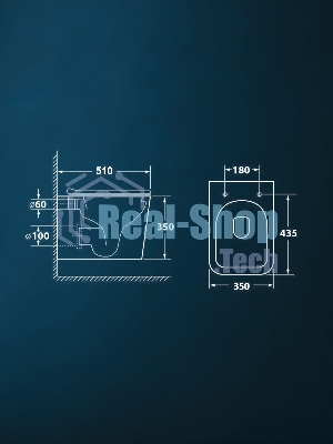 Комплект BAU 6 в 1: инсталляция BAU PRO, унитаз подвесной безободковый Bau Stil 51x35, сиденье дюропласт микролифт, клавиша BAU Hotel, хром
