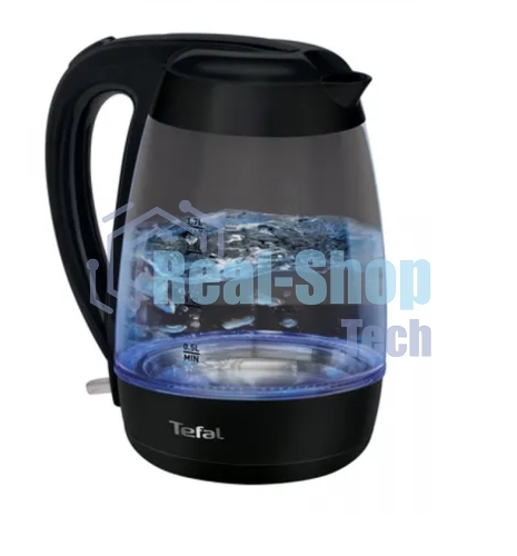 Электрочайник Tefal KO 450832 черный, 1.7 л, 2400 Вт, скрытый нагревательный элемент