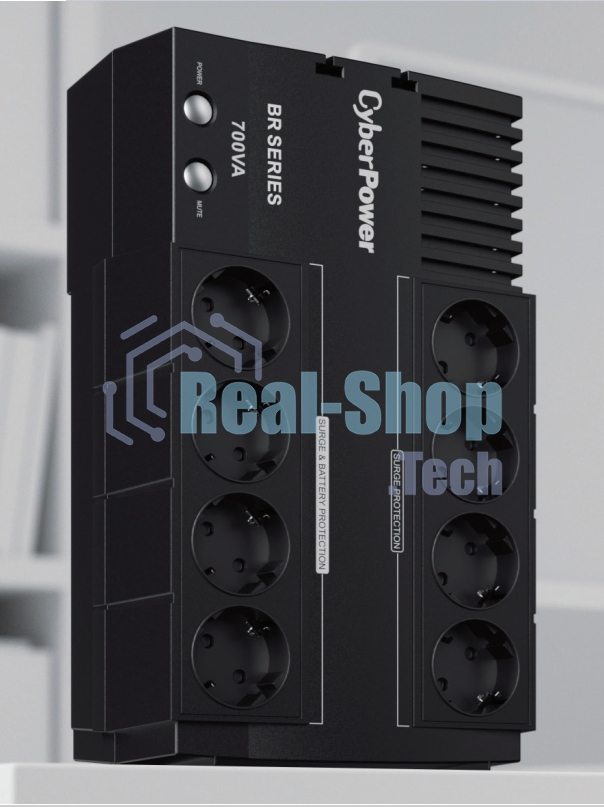 Источник бесперебойного питания Cyberpower BR700EA/700 ВА/420 Вт/8 x CEE 7 (евророзетка)