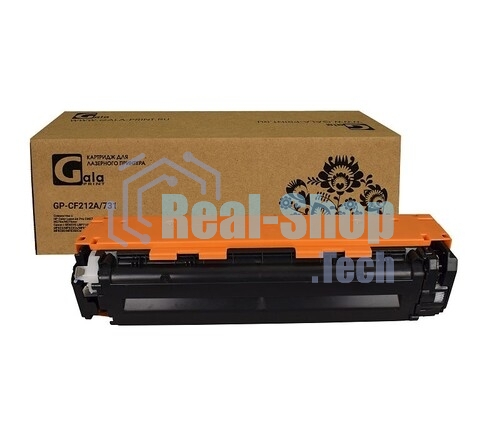 Картридж лазерный GalaPrint GP-CF212A (131A)/731 желтый (1800 стр) для HP LaserJet Pro 200 Color M251/276 Canon i-SENSYS LBP7110CW/LBP7100CN/MF8280CW/MF8250CN/MF8230CN/MF8210CN