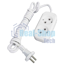 Удлинитель 2х3 м без заземл. 10А IP20 Е-202 АБС-пл. ПВС 2х0.75 UNIVersal 9631960 Удлинитель 2х3 м без заземл. 10А IP20 Е-202 АБС-пл. ПВС 2х0.75 UNIVersal 9631960
