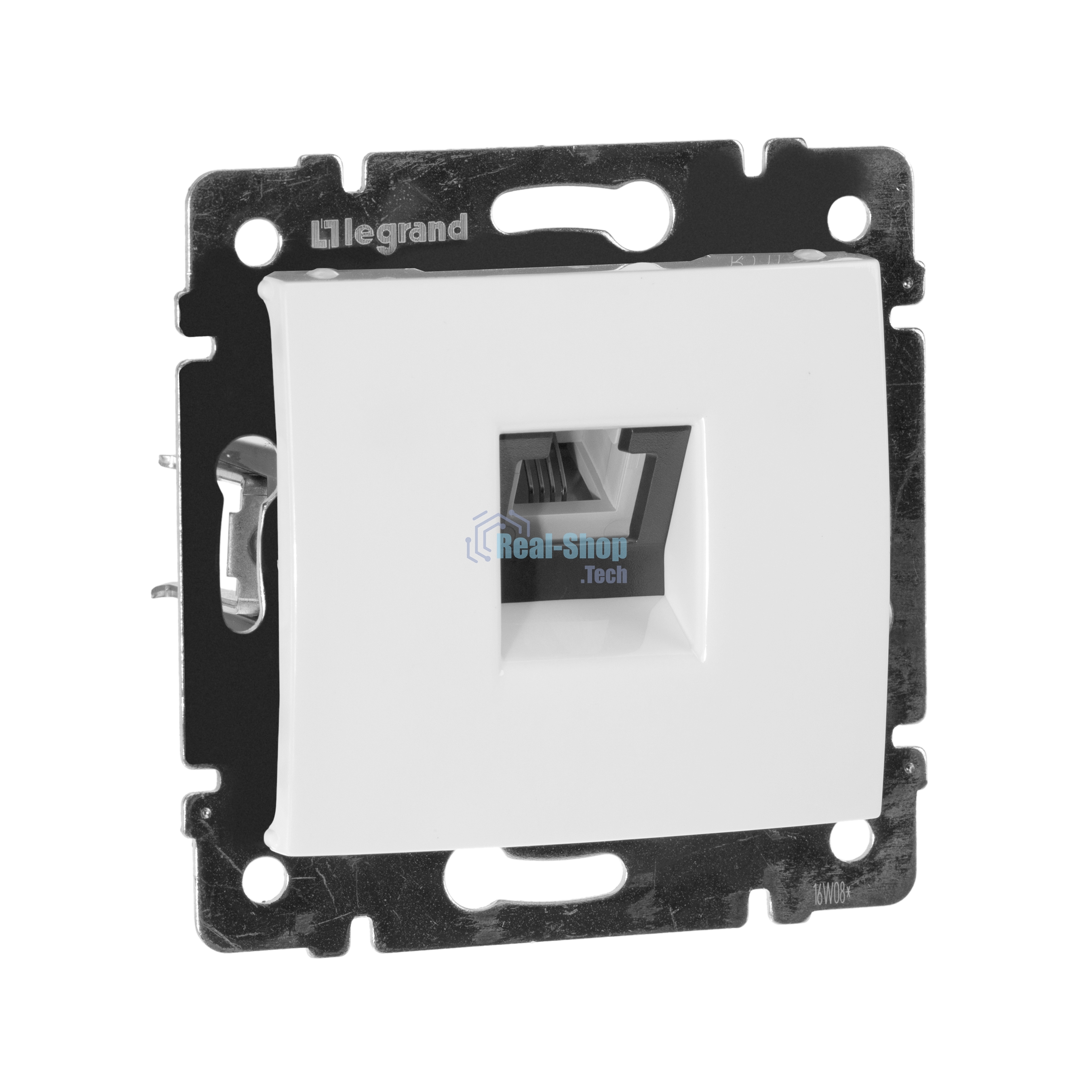 Legrand Legrand 774438 Розетка телефонная Valena RJ11 4 контакта 1 коннектор (белая)