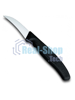 Нож кухонный Victorinox Swiss Classic (6.7503) стальной для чистки овощей и фруктов лезв.60мм прямая заточка черный