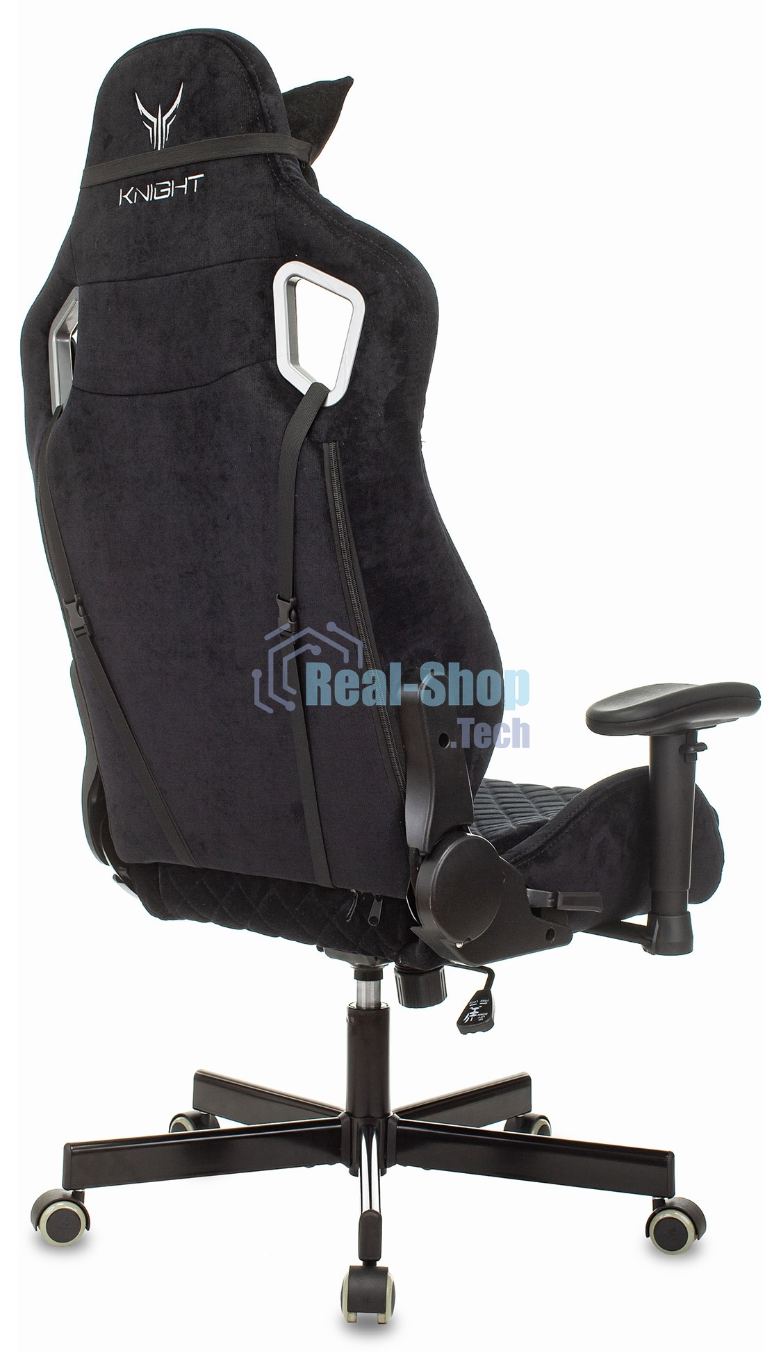 Кресло Бюрократ Knight Outrider Light-20 черный, ткань, 120 кг, механизм качания
