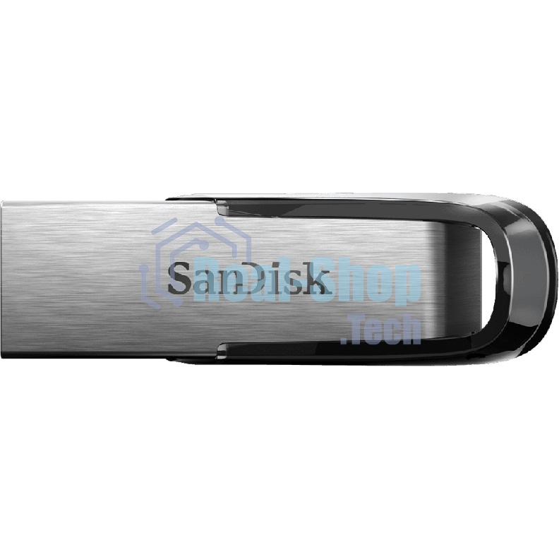 Флешка USB Sandisk CZ73 Cruzer Ultra Flair (SDCZ73-128G-G46), 128Gb, USB 3.0, R/W 150/45, серебристый/черный
