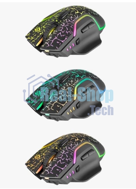 Мышь беспроводная Defender Oneshot GM-067 черный, 3200 dpi, радиоканал, USB, кнопки - 7