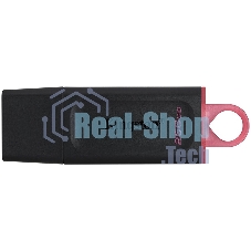 Флешка USB Kingston DataTraveler Exodia (DTX/256GB), 256Gb, USB 3.2 Gen 1, R/W 200/60, черный/розовый