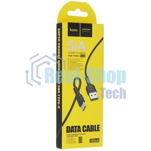 Кабель USB 2.0 HOCO X33, AM/Type-C, черный, 1м, 5А