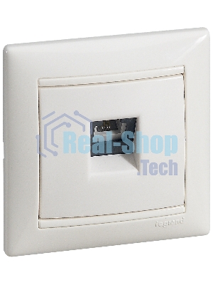 Legrand Legrand 774438 Розетка телефонная Valena RJ11 4 контакта 1 коннектор (белая)