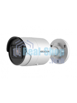 Камера видеонаблюдения цилиндрическая Hikvision DS-2CD2083G2-IU(2.8mm) 8Мп уличнаяс EXIR-подсветкой до 40м и технологией AcuSense1/2.8