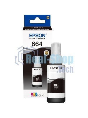 Чернила Epson L100/110/200/210/300/355/550/555 (O) C13T66414A, black, 70ml