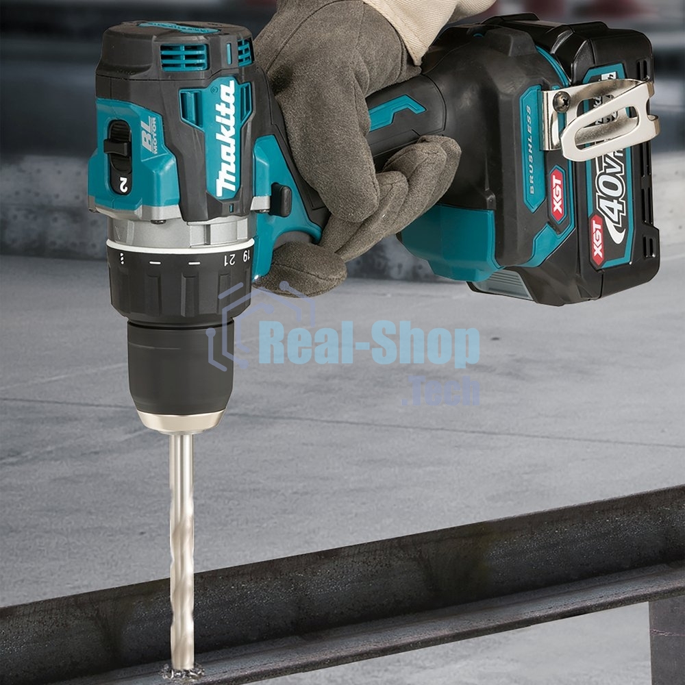 Дрель-шуруповерт Makita DF002GD201, 40 В, 2,5 Ач, 64 Нм, бесщеточный