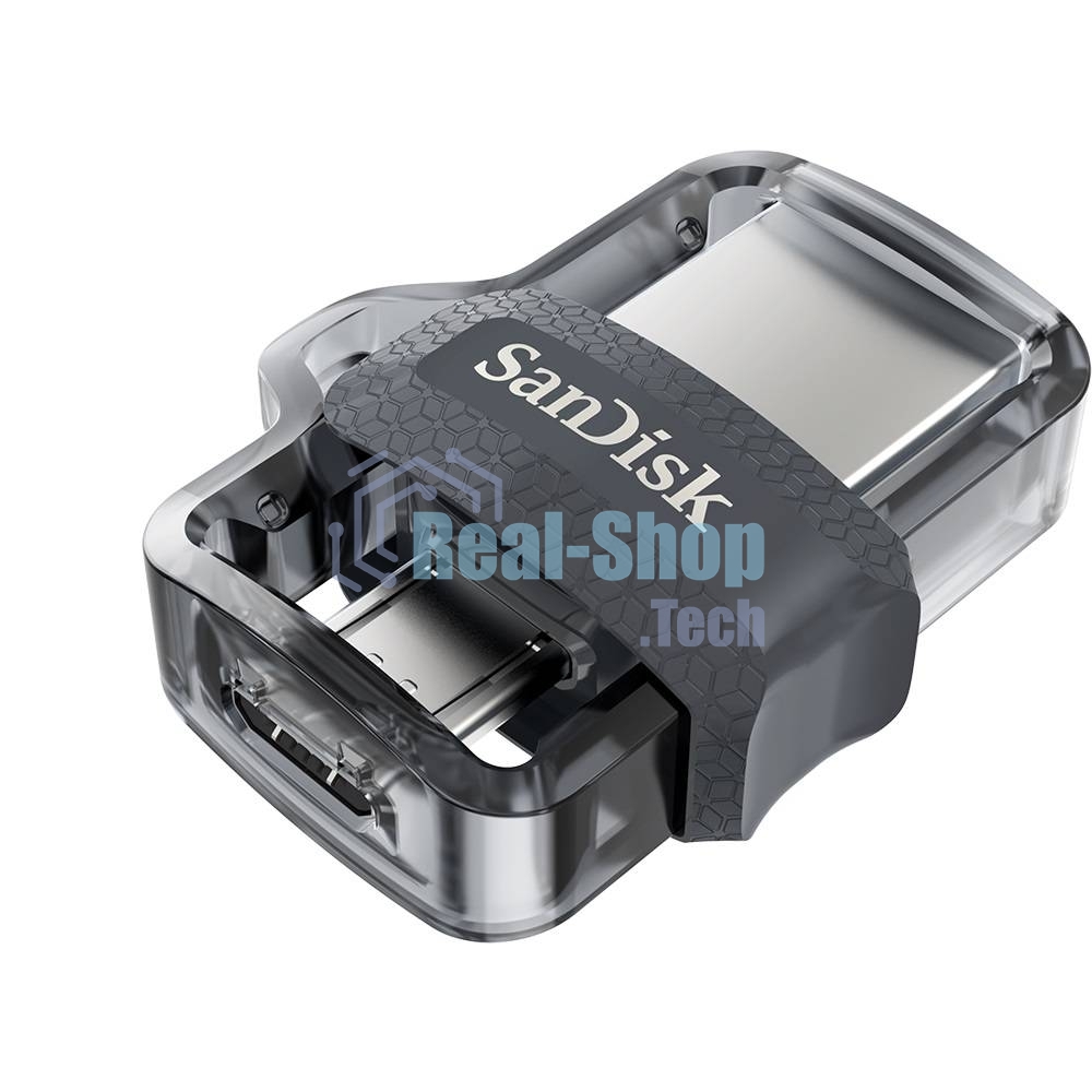 Флешка USB SanDisk DD3 Ultra (SDDD3-032G-G46), 32Gb, USB 3.0/microUSB, R/W 130/30, черный