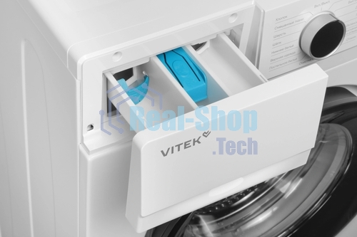 Стиральная машина Vitek VT-WME6008 белый, загрузка фронтальная 6 кг, 1000 об/мин, класс A++