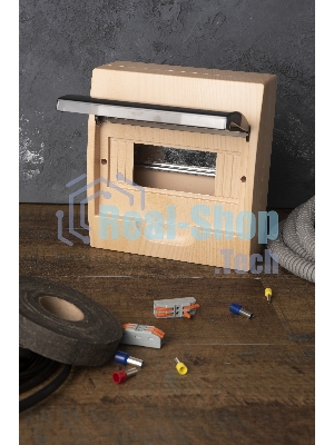 Щит ЩРН-П-8 IP41 светлое дерево PROxima EKF pb40-n-8-light