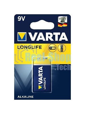 Батарейки VARTA Long Life 9V блистер 1 04122101411 