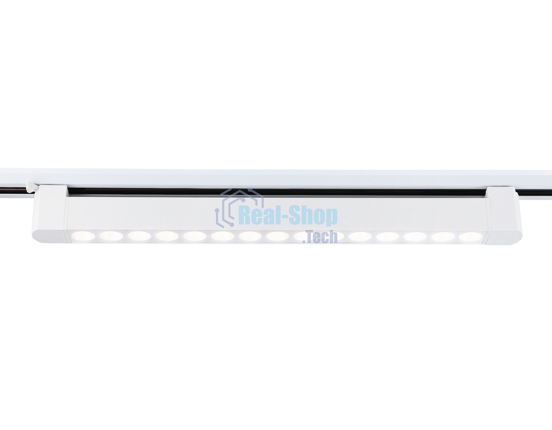 Трековый однофазный светильник Ambrella light GL6712 WH белый IP20 30W 4200K 24° 458*35*57