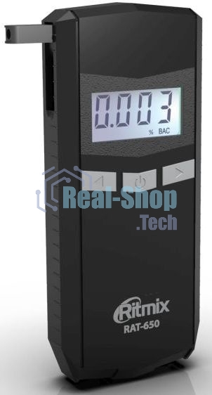 Алкотестер Ritmix RAT-650 электрохимический черный