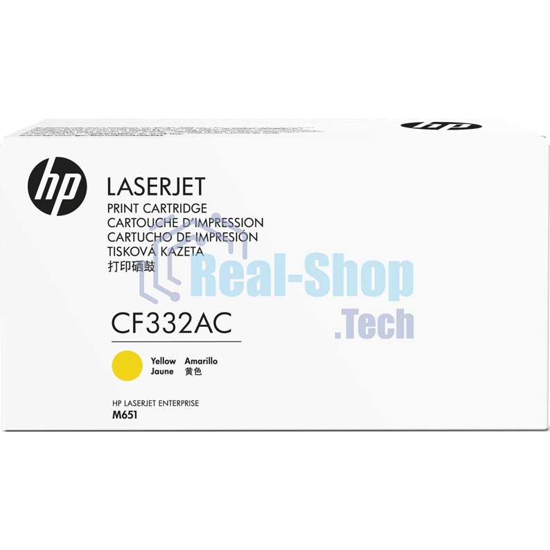 Картридж лазерный контрактный HP 654A Ylw Contract LJ Toner Cartridge