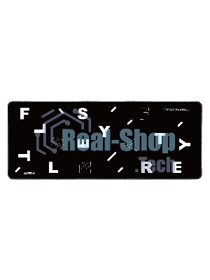 Коврик для мыши A4Tech FStyler FP75 черный/белый 750x300x2мм