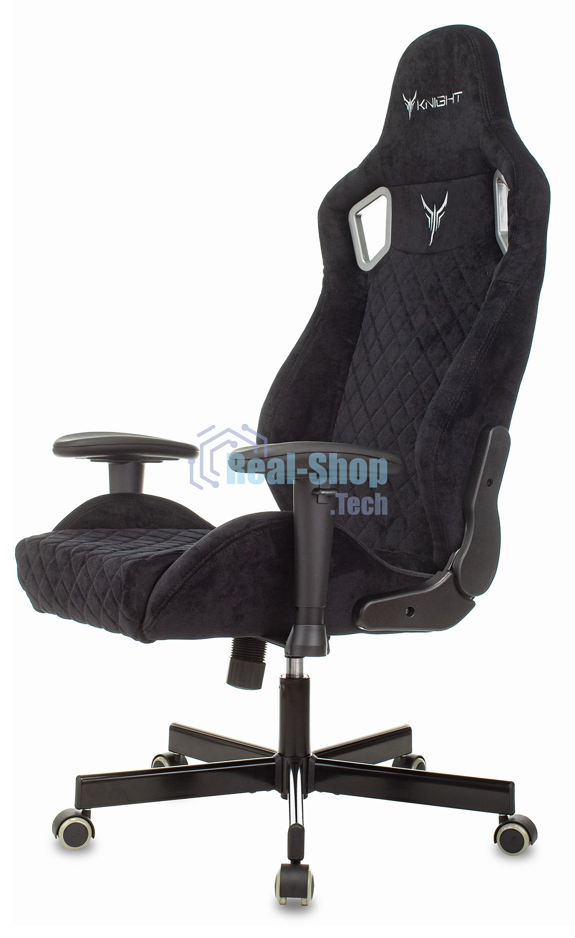 Кресло Бюрократ Knight Outrider Light-20 черный, ткань, 120 кг, механизм качания