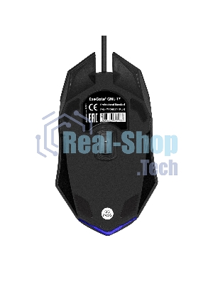 Мышь проводная ExeGate Gaming Standard Laser GML-17 черный, 1200 dpi, USB, кнопки - 3