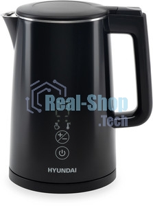 Чайник электрический Hyundai HYK-S2507 0.6 л, 1000 Вт, черный