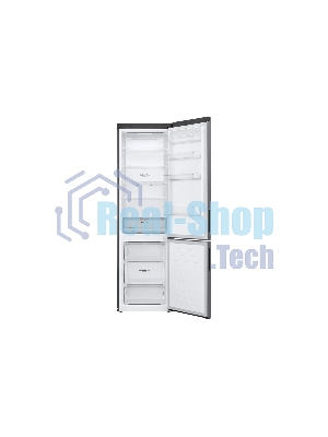 Холодильник LG GA-B509CLSL графитовый двухкамерный 277/107л морозилка снизу, No Frost