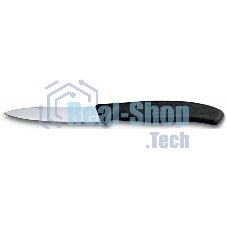 Нож кухонный Victorinox Swiss Classic (6.7603) стальной для чистки овощей и фруктов лезв.80мм прямая заточка черный без упаковки