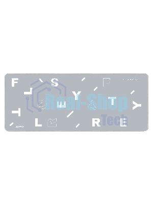 Коврик для мыши A4Tech FStyler FP75 серый/белый 750x300x2мм