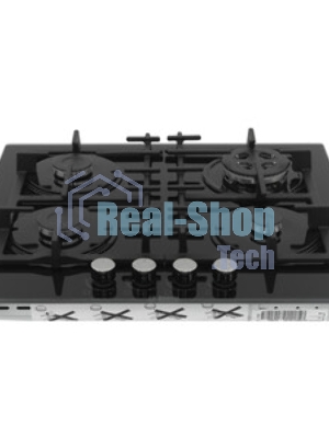 Газовая варочная поверхность Bosch PPP6A6I40R, 4 конфорки, закаленное стекло, 7500 Вт