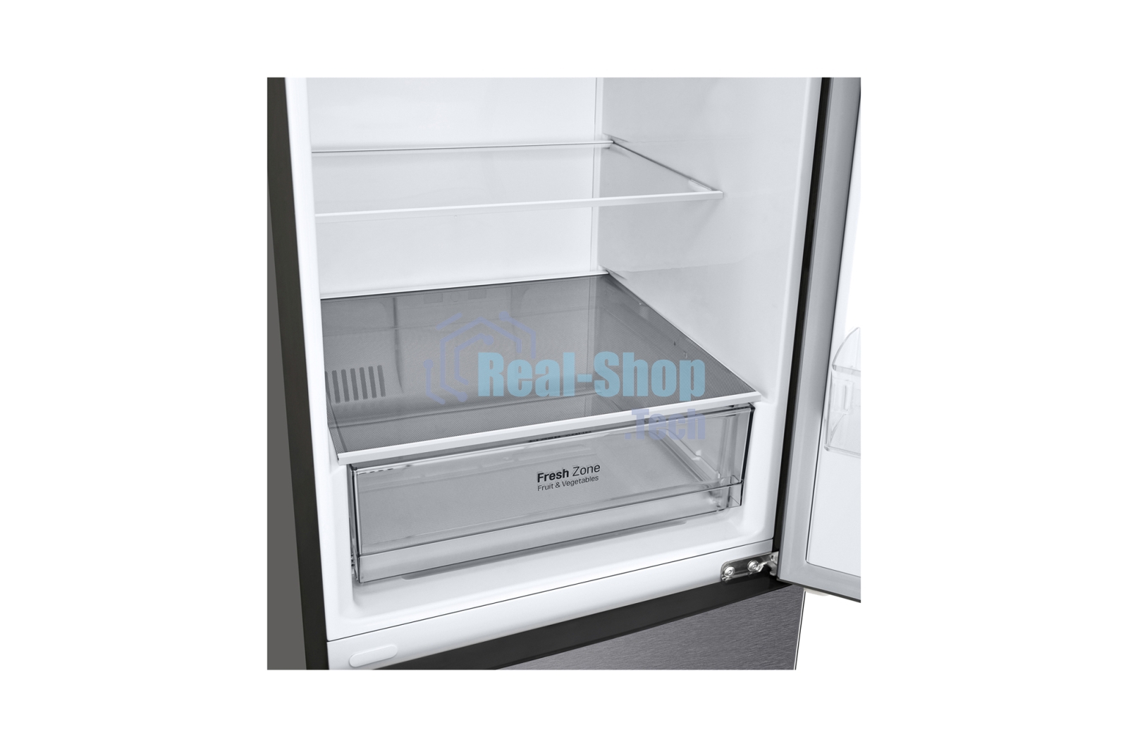 Холодильник LG GA-B509CLSL графитовый двухкамерный 277/107л морозилка снизу, No Frost