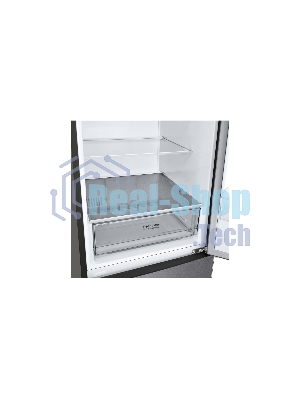 Холодильник LG GA-B509CLSL графитовый двухкамерный 277/107л морозилка снизу, No Frost
