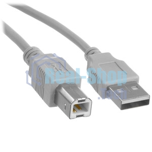 Кабель USB2.0 Cablexpert CC-USB2-AMBM-10-N, AM/BM, медь, 3.0м, пакет