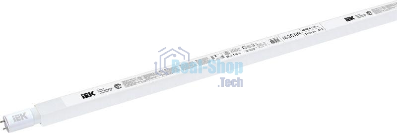 Лампа светодиодная ECO T8 18Вт линейная 230В 6500К G13 IEK LLE-T8-18-230-65-G13