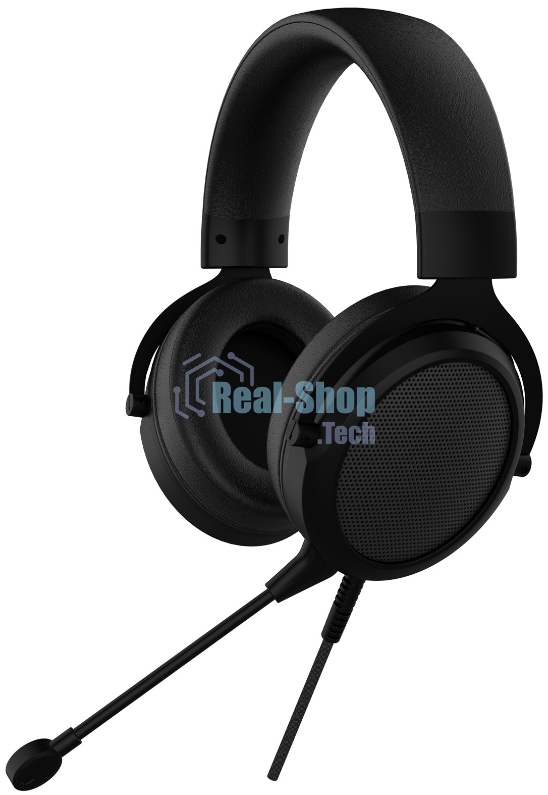 Гарнитура Acer AHW120 чёрный, проводная, USB, подсветка