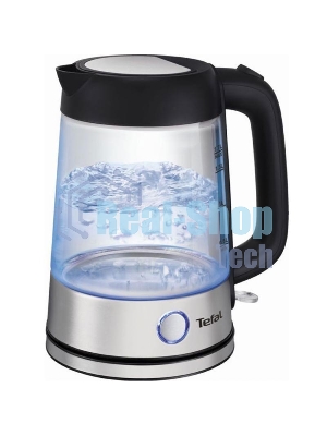 Электрочайник Tefal KI750D30 серебристый, 1.7 л, 2400 Вт, скрытый нагревательный элемент