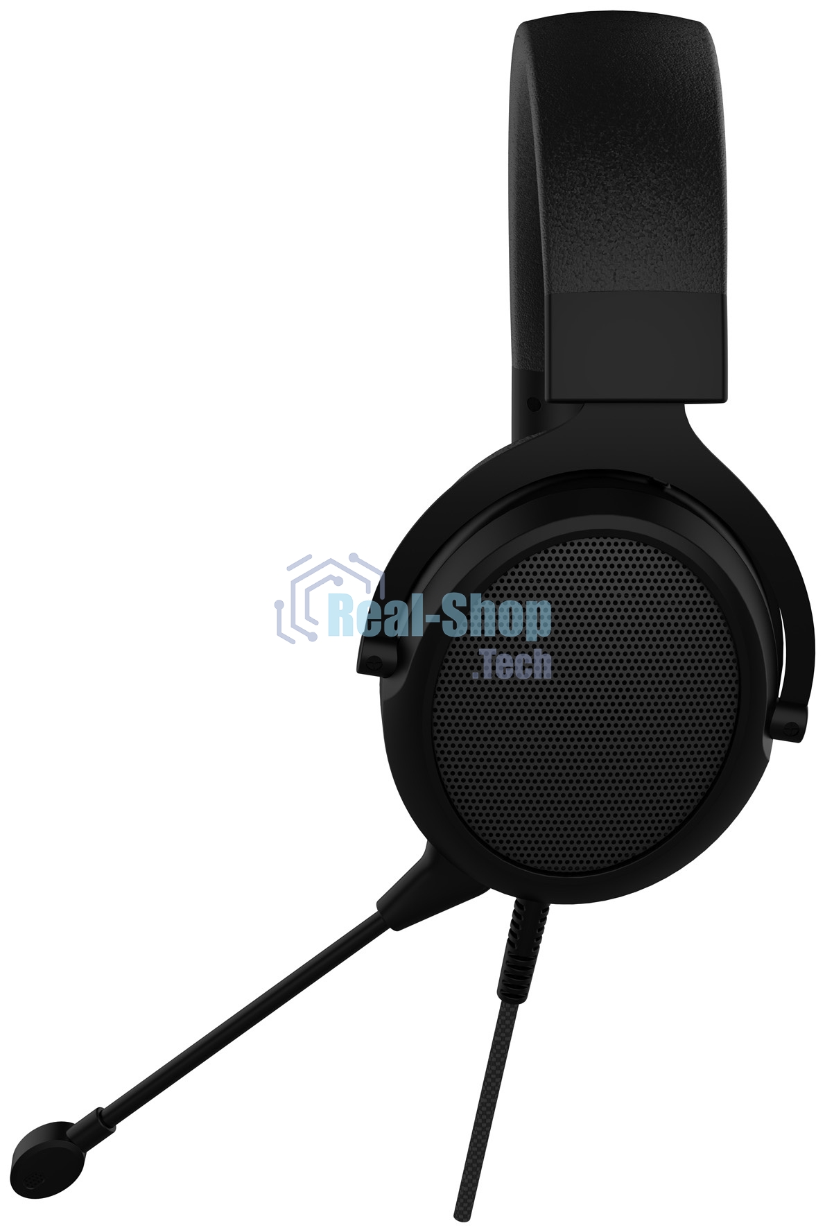 Гарнитура Acer AHW120 чёрный, проводная, USB, подсветка