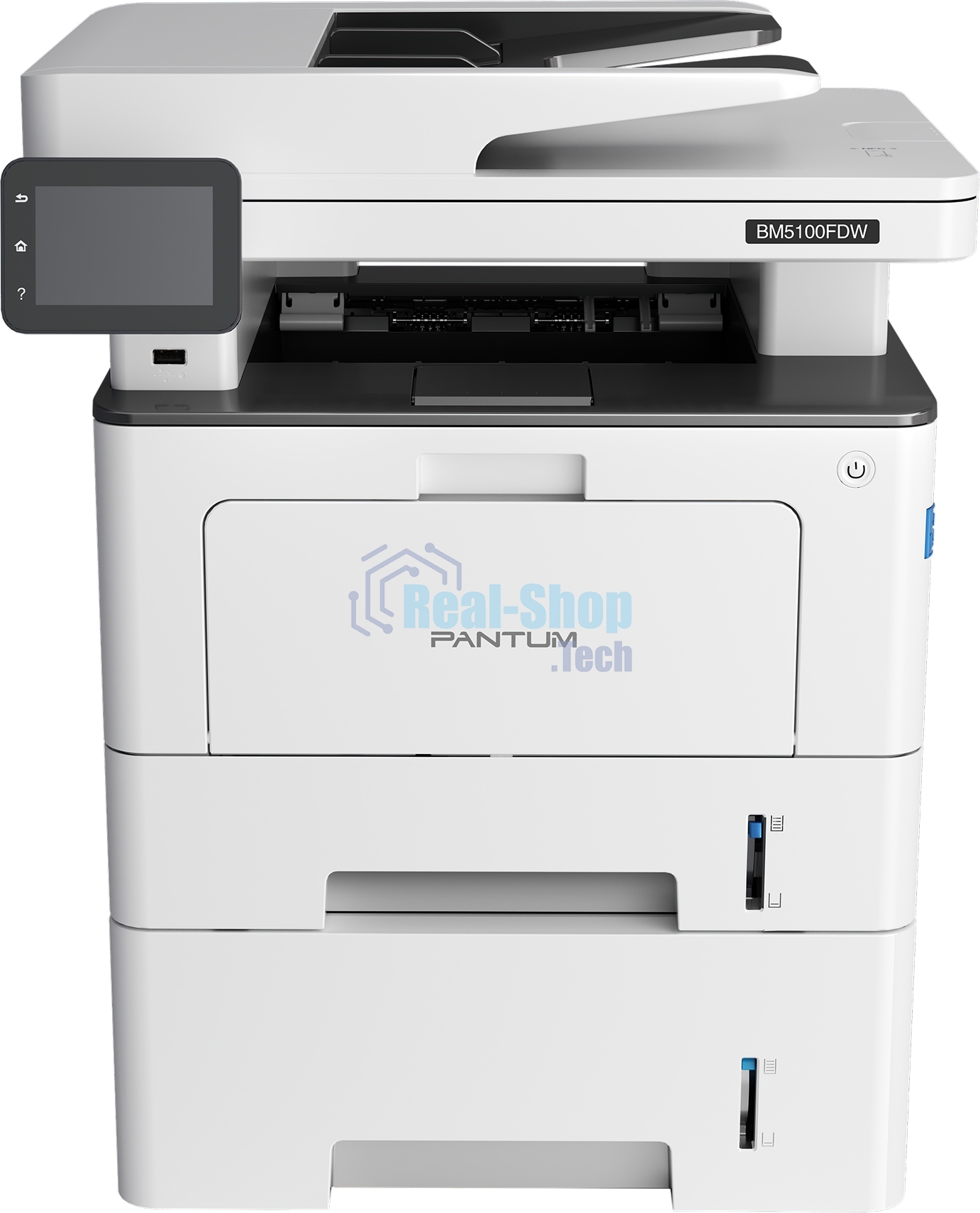 МФУ лазерное Pantum BM5100FDW, A4, ч/б, печ. до 40 стр/мин., скан. до 24 стр/мин., 1200 x 1200 dpi, USB, RJ-45, Wi-Fi, проектная модель