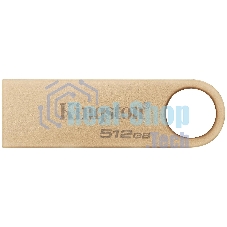Флешка USB Kingston DataTraveler SE9 G3 (DTSE9G3/512Gb), 512Gb, USB 3.2 Gen 1, R/W 220/100, золотистый