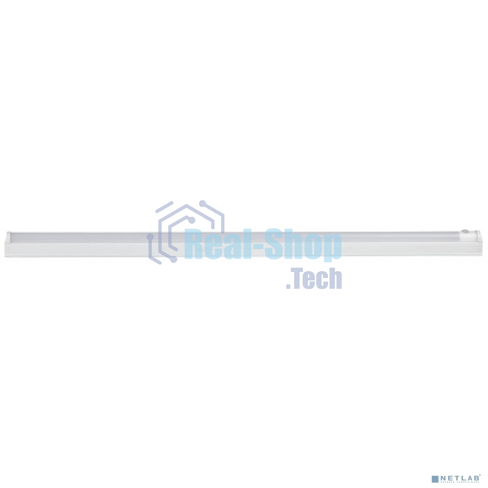 Линейный светодиодный светильник ЭРА LLED-02-12W-4000-MS-W 12Вт 4000K L872мм с датчиком движения