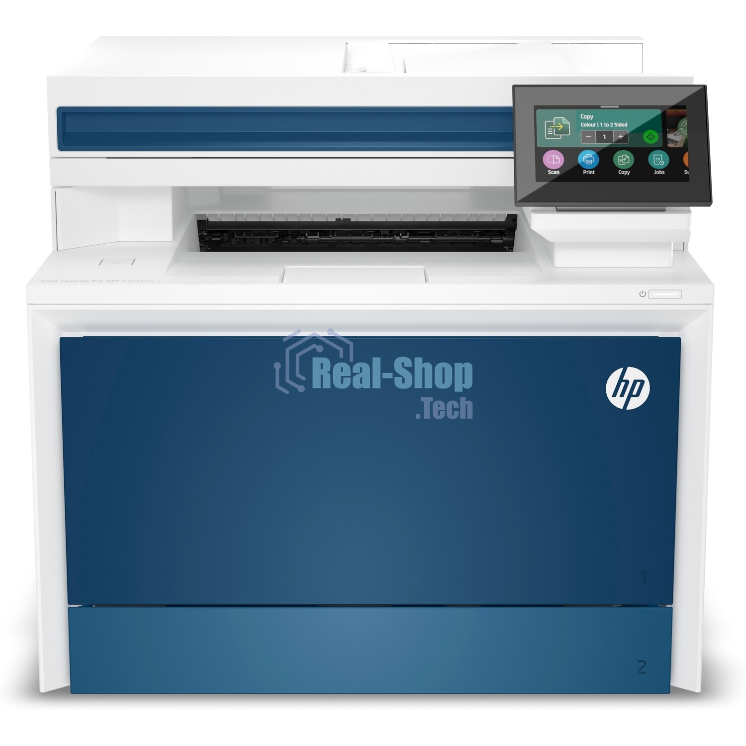МФУ лазерное HP Color LaserJet Pro MFP 4303fdw (5HH67A), A4, цветной, печ. 33 стр/мин., скан. до 44 стр/мин. (ч/б) 35 стр/мин. (цвет), 600 x 600 dpi (печать) 1200 x 1200 dpi (скан.), Bluetooth, USB, Wi-Fi