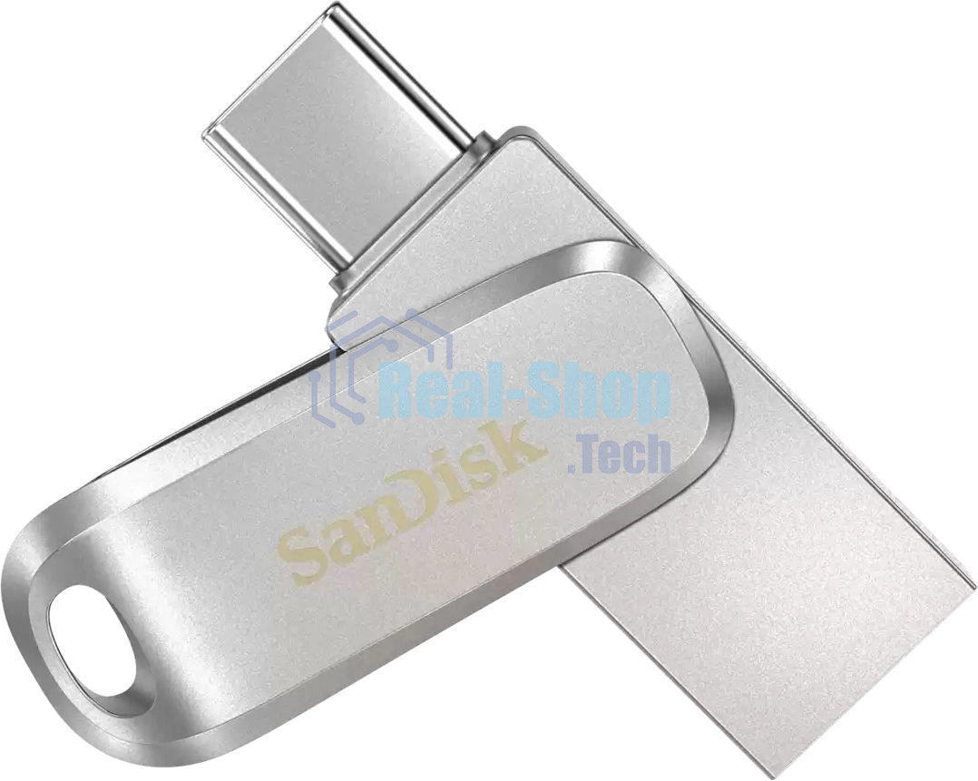 Флешка USB 64Gb SanDisk Ultra Dual Luxe, USB 3.1 - USB Type-C