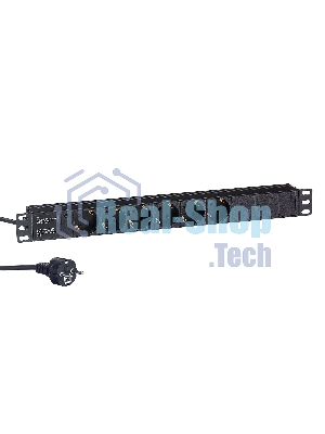 Блок розеток горизонтальный ExeGate ServerPro PDU-19H602 Al-6S-EU2, 19