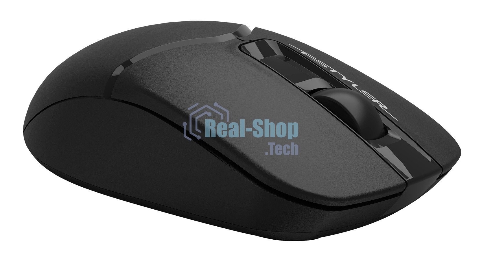 Мышь беспроводная A4Tech Fstyler FG12 черный, 1200 dpi, радиоканал, USB, кнопки - 3
